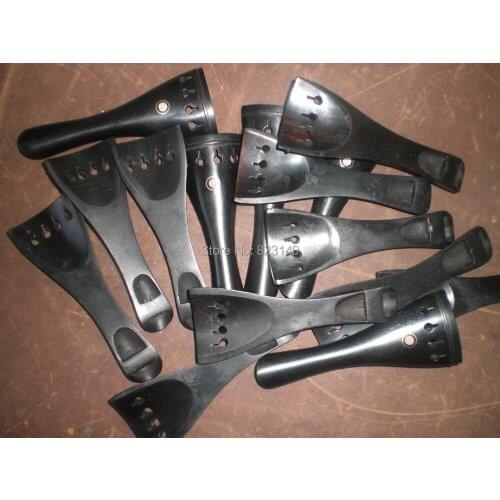 10 PCs Ebony Violin Tail Piece 4/4 Violin parts