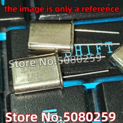 5/1PCS HC-49U crystal oscillator 1.8432m 2.4576/2/6/7.2/7.3728mhz/8/10/12/16m/11.0592mhz passive crystal oscillator 2 feet