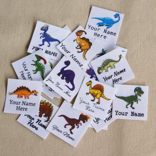 96 pieces Custom logo labels / brand labels, personalized name tags for children, iron on,Custom Clothing Labels,Name Tags