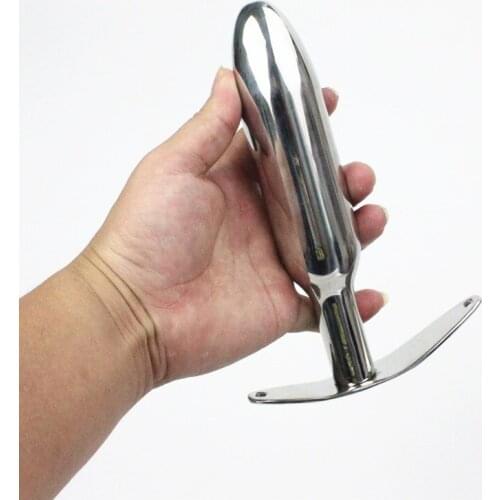 Anal Plug 38*180mm Top Stainless Steel Anus Dilator Butt Stopper Adult Game Butt Plug Anal Sex Toys for Male and Female H8-1-38