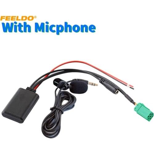 FEELDO Car Bluetooth Module Receiver Aux Adapter Cable For Renault Megane Kangoo Laguna Clio 2005-2011 Models Radio #HQ6118