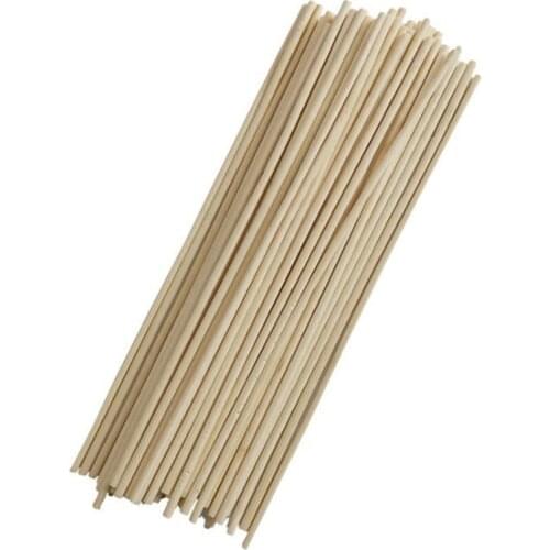 50Pcs Garden Bamboo Stick Plant Growth Support Rod Branch Wooden Chopsticks