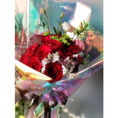 50x59cm 10pcs/lot Symphony Film Christmas Apple Wrapping Paper Flower Florist Wrapping Paper DIY Making Wrapping Paper