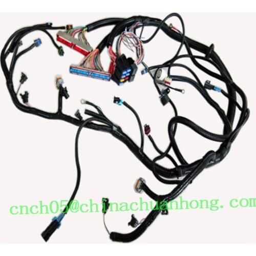 CNCH Updated TXL Wires LS1 / LS6 5.7L EV1 24X Engine Standalone LS Wiring Harness W/4L60E Transmission