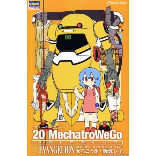 Hasegawa SP472 1/20 EVA zero machine color matching WEGO Little Ayanami Assemble Action Figureals Model