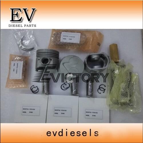 D1503 engine rebuild kit Kubota D1503 piston piston ring liner full gasket kit crankshaft/con rod bearing valve kit