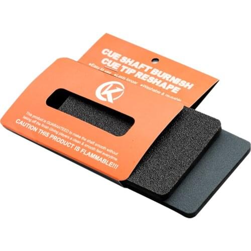 KONLLEN Billiard Pool Cue Shaft Burnish Cue Tip Reshape 2 in 1 Multiple Function Durable Shaft Polisher Tip Billiard Accessories