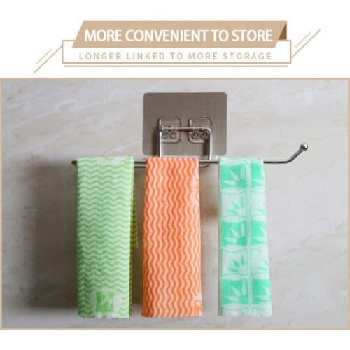 Kitchen Toilet Paper Holder Tissue Holder Hanging Bathroom Toilet Paper Holder Roll Paper Holder Towel Hanger Rack Stand
