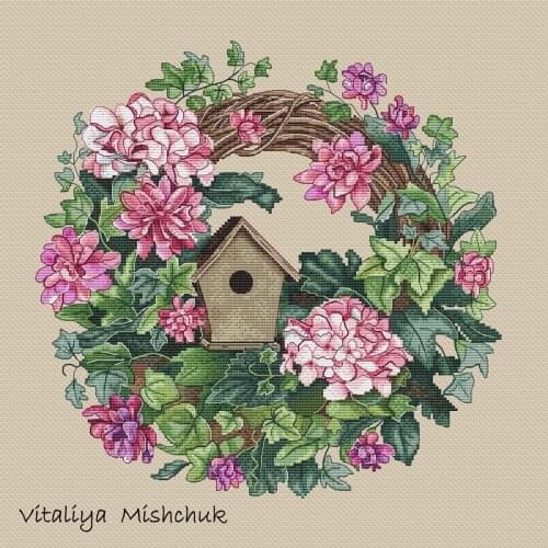 Cross Stitch Kit Packages Counted Cross-Stitching Kits New Pattern Cross stich Painting Set Summer Garland 41-40