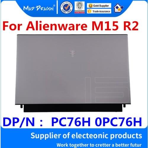 New original white LCD Top Cover LCD Back Cover Tobii Eye Tracker Assembly A shell For Dell Alienware M15 R2 EDQ51 PC76H 0PC76H