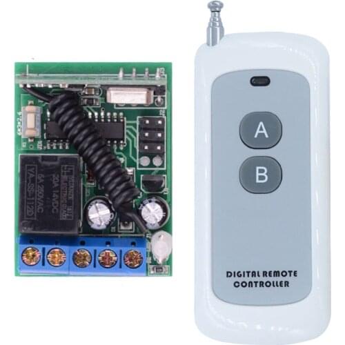 Delay Time Function Receiver DC 12V 5A Wireless Remote Control Switch Remote Access control Light System