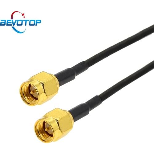 RG316 RG174 Cable SMA Male to SMA Male Female Nut Bulkhead Extension Coax Jumper Pigtail WIFI Router Antenna RF Coaxial Cable