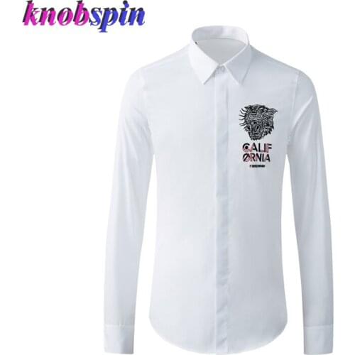 Elegant Embroidery Shirt Men Long sleeve Slim Chemise homme Plus size 4XL high quality Business male Dress Shirts Camisas Solid