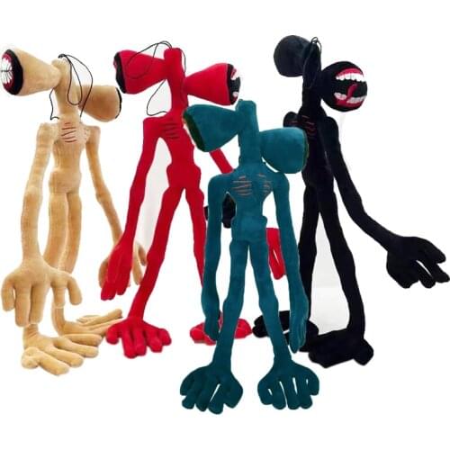 55CM Bendable Siren Head Plush Toys Office Decoration Standing Siren Head Stuffed Toy Desktop Ornaments Plushie Dolls