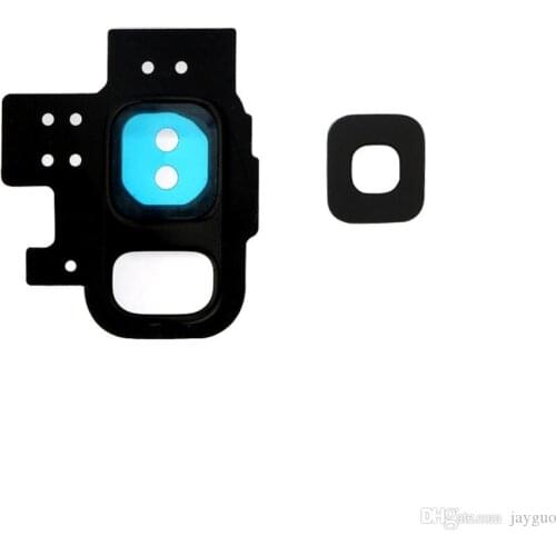 Rear Back Camera Lens Glass Cover Ring with Adhesive Sticker Tape For Samsung Galaxy S9 + S9 Plus Replacement Parts