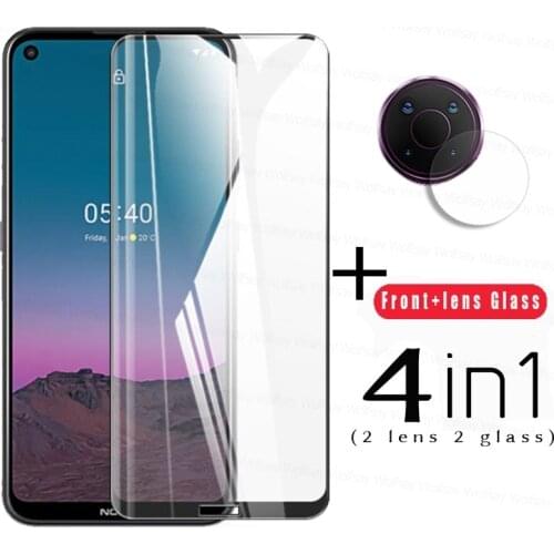 Tempered Glass For Nokia 5.4 Glass For Nokia 3.4 2.4 1.4 8.3 5.3 G20 G10 Full Cover Screen Protector For Nokia 5.4 Lens Film