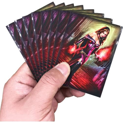 60 PCS/BAG Liliana of the Veil Anime Sleeves Cards Cover Protector Sleeves for Trading Cards TCG Cards Shield Magic MGT/YGO/CFV