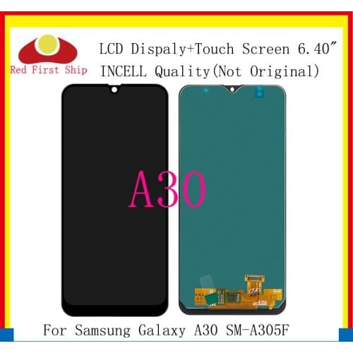 10Pcs/lot Display For Samsung galaxy A30 A305/DS A305F A305FD A305A LCD Touch Screen Digitizer Assembly For Samsung A30 LCD