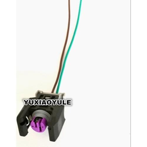 2/4/10pcs/lot 2 Pin/Way Fuel Spray Nozzle/oil Atomizer Plug Diesel Common Rail Injector Connector With Wire Pigtail For Delphi