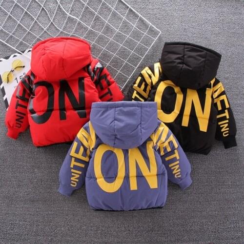 2020 Free shipping girls boys Thicken winter outwear coat kids winter warm jacket childrens thicken clothes