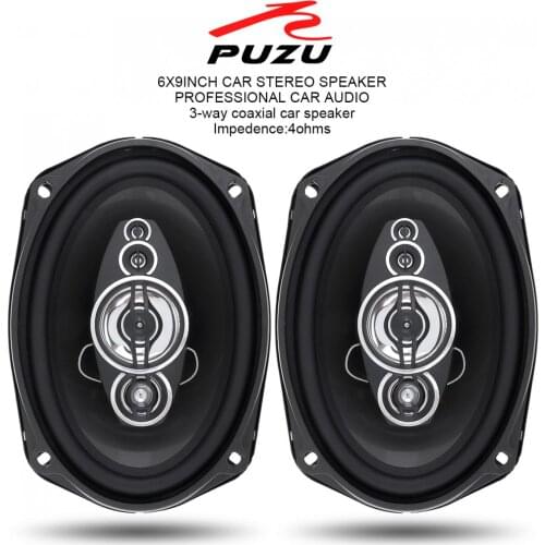 PZ-6922C 2pcs 360W 3 Way Car Coaxial Auto Audio Music Stereo Full Range Frequency Hifi Speakers Non-destructive Installation