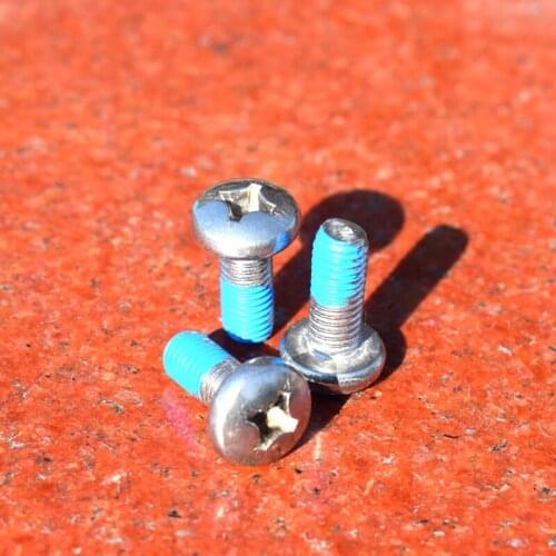 30pcs M3 stainless steel Phillips round head dispensing anti-loosening screw cross pan anti-dropping bolt GB818 6mm-40mm long