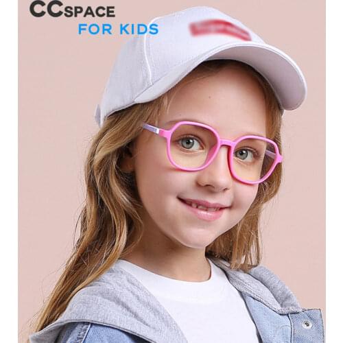 49405 Kids Anti Blue Glasses Frames Silicone Optical Fashion Computer Glasses