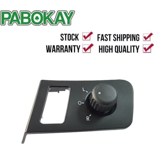 Adiver Lefter Side Mirror Adjust Knob Button Switch For VW Caddy Touran 2005 - 2015 1T1959552 1T1959565F 1TD959552