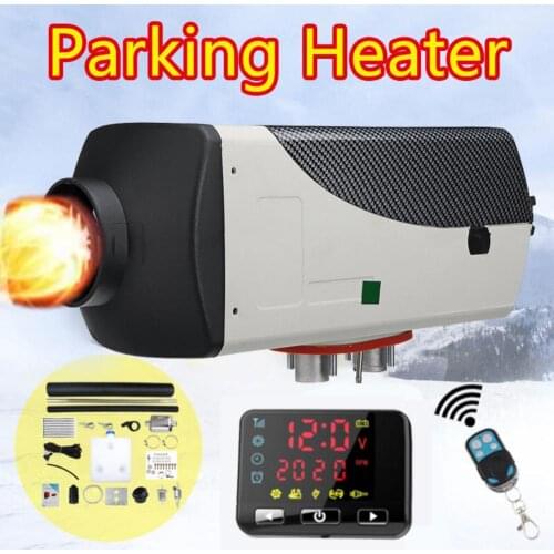 Car Heater 12V/24V 1-8KW Diesels Heater Single Hole For Car Trucks Boat Motor-Homes Boats Bus +LCD Key Switch+Remote Controlled