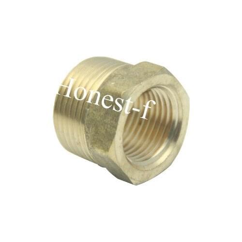 Lead Free Brass Hex Pipe Bushing Reducer Fittings 3/4" Male x 1/2" Female NPT