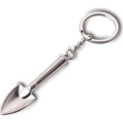 3D shovel keychain key ring spade key chain tool keychain creative portachiavi chaveiro llaveros hombre bag charm
