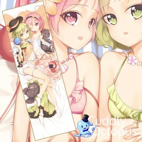 Anime TouHou Project Komeiji Satori Komeiji Koishi Dakimakura Hugging Body 2WAY Pillow Case Cover Pillowcase Cushion Bedding Cud