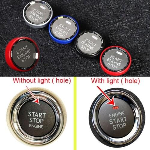 New styling Start Stop Engine Push Switch Buttons cover for TOYOTA Corolla Camry Rav4 C-HR Prius GT86 Yaris Interior Accessories