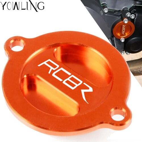 Motorcycle OIL COVER CNC Aluminium Engine Oil Filter Cover Cap For 1190 RC8R RC8-R RC8 R 2009 2010 2011 2012 22014