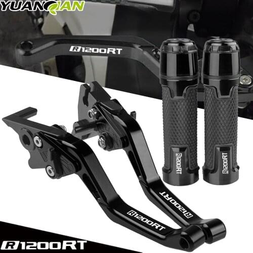 Motorcycle CNC Aluminium Brake Clutch Levers Handlebar knobs Handle Hand Grips For BMW R1200RT R 1200 RT 2014 2015 2016 2017 18