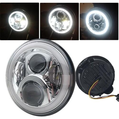Motorcycle 7" Round Headlight H4 For Honda CB500 CB400 CB1300 Hornet 250 Hornet 600 Hornet 900 VTEC VTR250