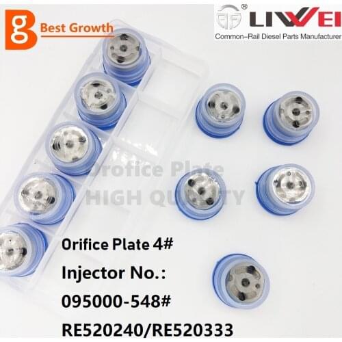 NEW Orific Plate 4# For JOHN DEER Common Rail Injector 095000-548# RE520240/RE520333