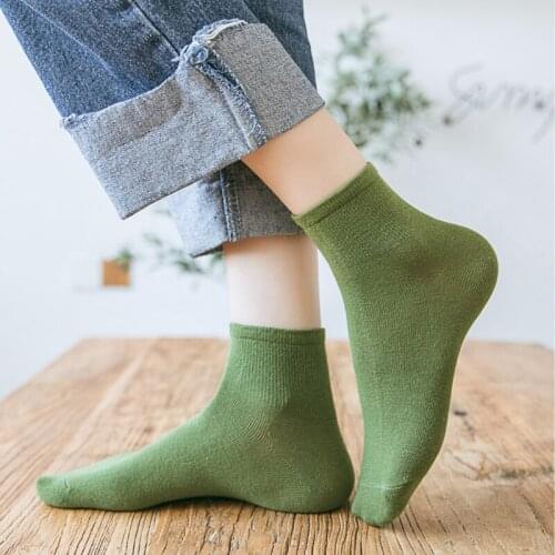 Autumn Winter Warm Women Cotton Sock Colorful Special Comfortable Knitted Girls Casual Basics Socks Women Girl 2021