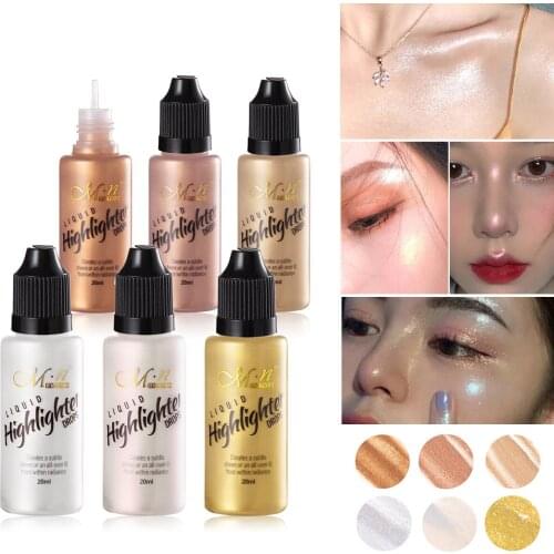 Makeup Highlighter Face Brightener High-Light Lying Silkworm Brightening Eye Sshadow Liquid Foundation Concealer Lasting