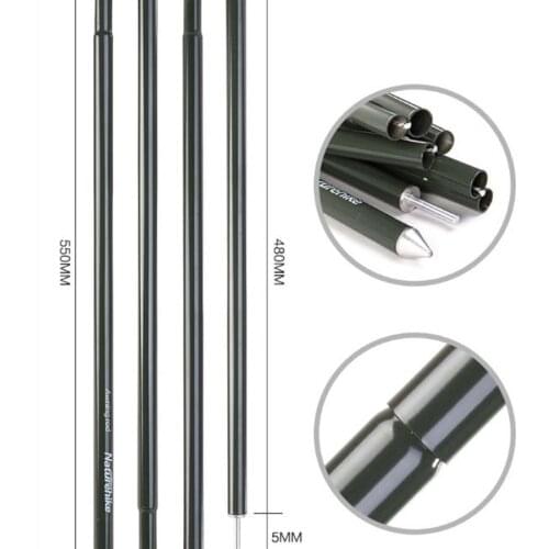 2*2m Aluminium Alloy Canopy Porch Tent Upright Pole for Tarp Tent Cover Awning-NatureHike