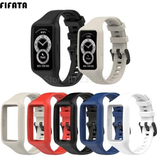 Smart Watch Band For Huawei Honor Band 6 Adjustable Sport Wrist Strap For Huawei Band 6 Pro Smart Bracelet Wristband Accessories