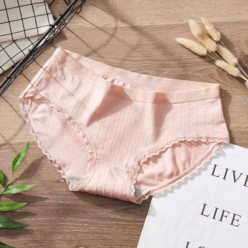 Workout Shorts Women Panties Cotton Solid Color Briefs Sexy Lingerie Female Underwear Lady Underpants Women Intimate Yoga Shorts