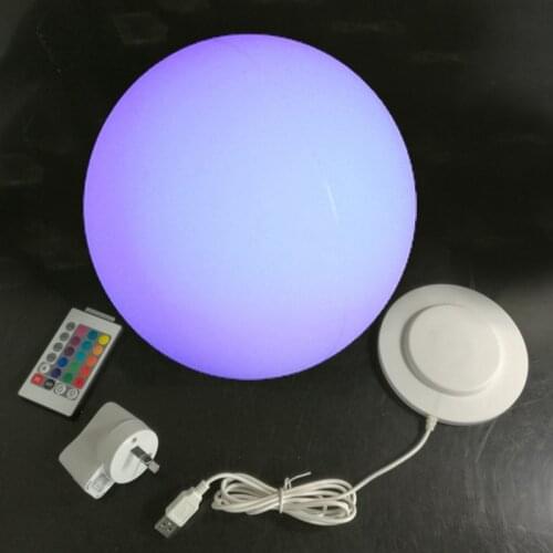 D30cm waterproof led ball outdoor led ball lamp Glowing Waterproof LED Sphere Night Light Ball for Christmas Free Shipping 1pc