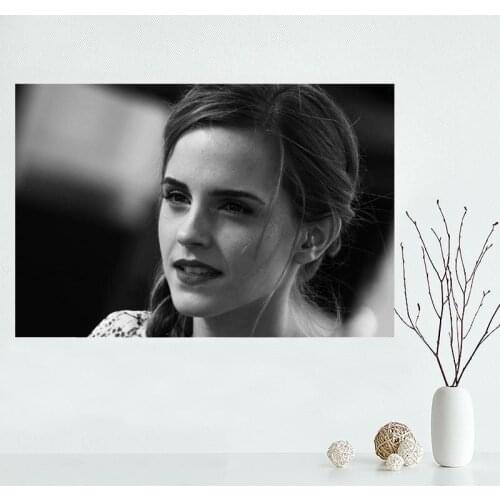 High Quality Custom Emma Watson canvas poster Home Decoration Wall Art New arrival cloth Silk Fabric wall poster print