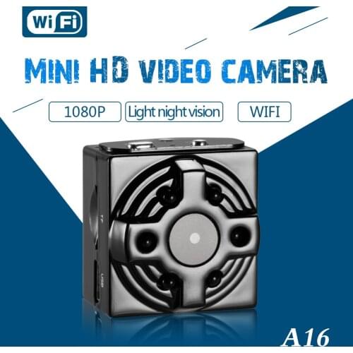 1080P Mini WiFi Camera A16 Full HD Remote Camcorder Night Vision Motion Detection Video Audio Recorder Car Sports DV Micro Cam
