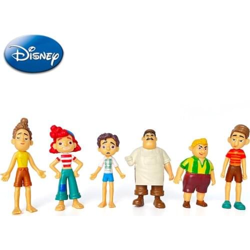 2021 Luca Disney Movie Anime Action Figures Toy Q Posket Kawaii Alberto Giulia Figure Mini Figurine Kids Toys Gifts for Children