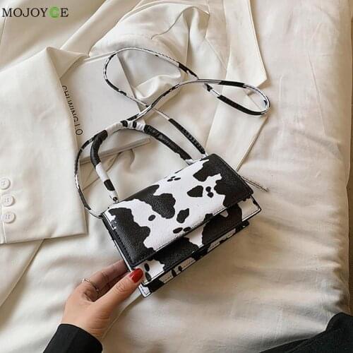 2021 Women Designer Handbag Fashion Soft Leather Leopard Cow Zebra Printing Mini Flap PU Shoulder Messenger Bags
