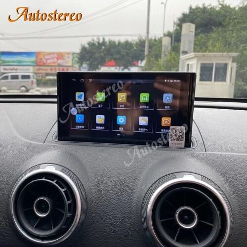 Android 10 8+128G Foldable Screen For Audi A3 2014-2019 Car GPS Navigation Carplay Multimedia Player Radio Recorder Headunit DSP