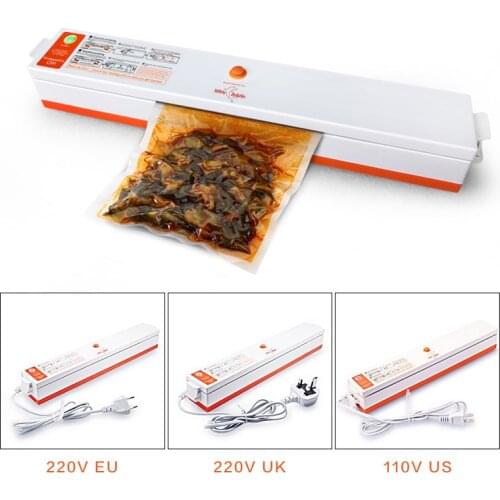 Household Food Vacuum Sealer Packaging Machine Sealing Storage Bags Film Sealer Vacuum Packer Including 15Pcs Vacuum Food Sealer