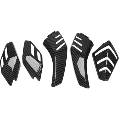 Motorcycle Turn Signal Light Cover Carbon Color Front Rear Flashing Light Cover For Yamaha TMAX530 T-MAX 530 2012-2016